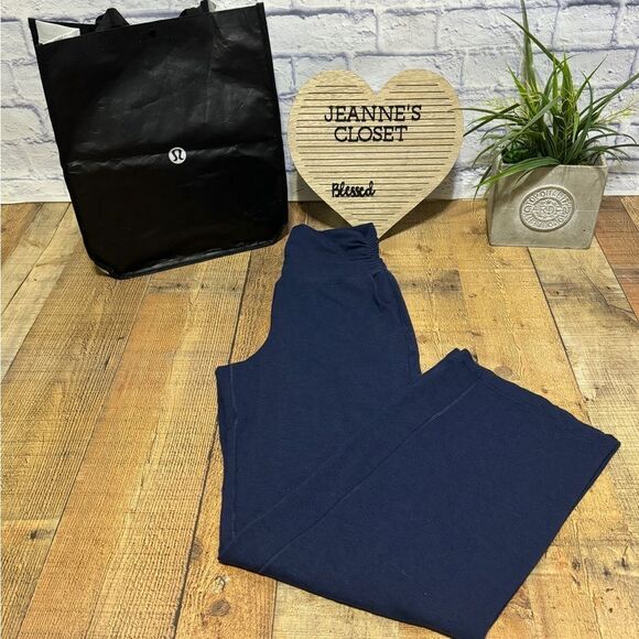 Lululemon Take It Easy Pant Heathered Mod Naval Blue / Naval Blue - Picture 2 of 14